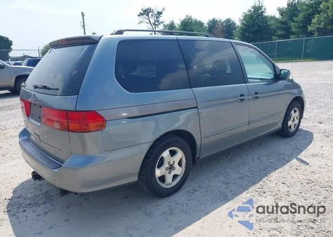 2000 Honda Odyssey Ex из США, поврежденный, VIN 2HKRL186XYH538927